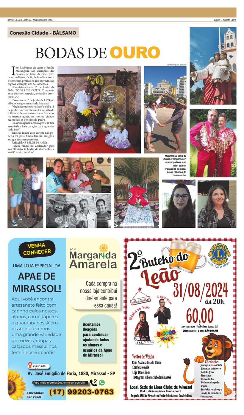 Página 5 do Jornal Cidade Amiga