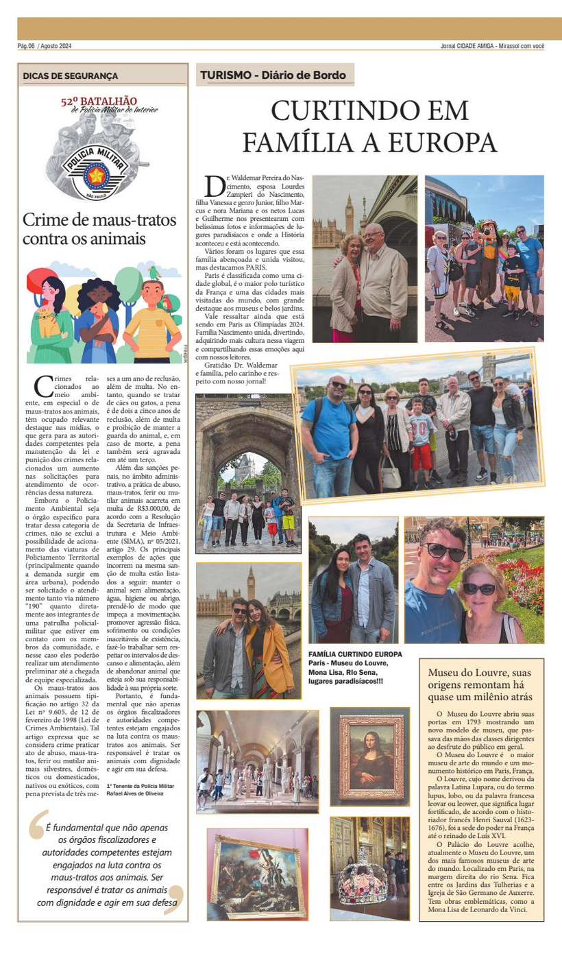 Página 6 do Jornal Cidade Amiga